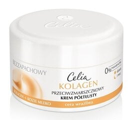 Полужирный крем с козьим молоком Celia Collagen 50 мл цена и информация | Кремы для лица | pigu.lt