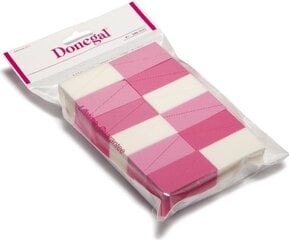 Kosmetikos kempinėlės Donegal stačiakampio formos 4301, 24vnt kaina ir informacija | Makiažo šepetėliai, kempinėlės | pigu.lt