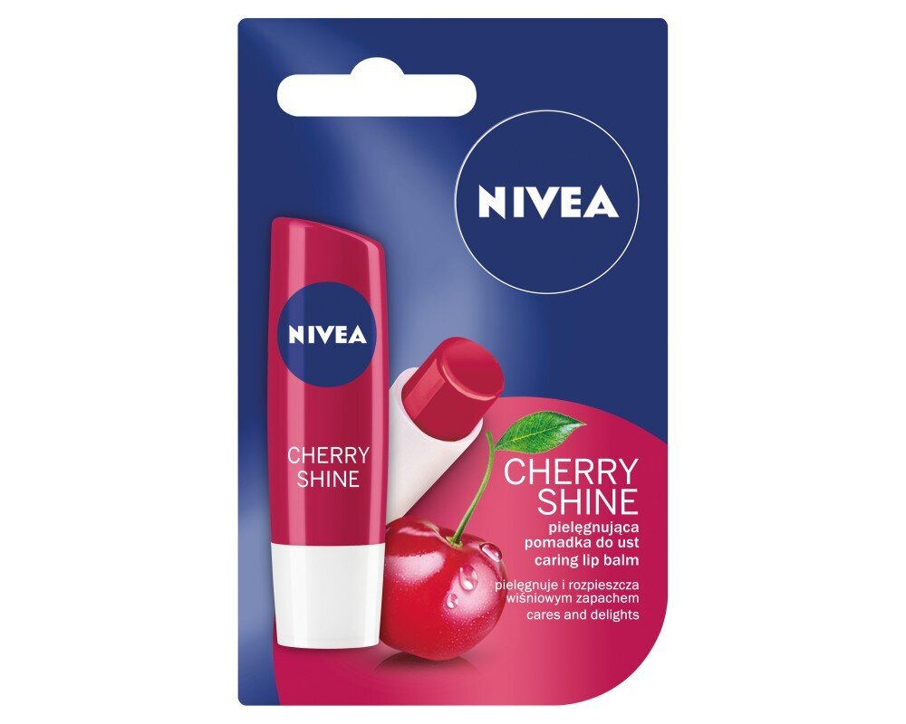 Lūpų pieštukas Nivea Fruity Shine Cherry, 4.8 g kaina ir informacija | Lūpų dažai, blizgiai, balzamai, vazelinai | pigu.lt