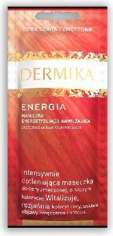 Energizuojanti ir drėkinanti kaukė Dermika Energy, 10 ml цена и информация | Veido kaukės, paakių kaukės | pigu.lt