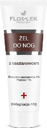 Kojų gelis su kaštonais Floslek, 50 ml kaina ir informacija | Kūno kremai, losjonai | pigu.lt