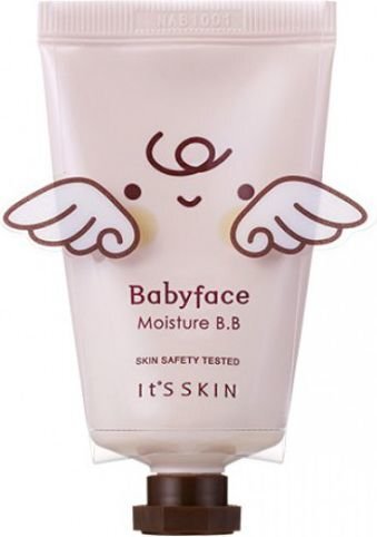 Drėkinamasis BB veido kremas sausai ir normaliai odai It's Skin Babyface Moisture BB Cream SPF30, 30 ml kaina ir informacija | Veido kremai | pigu.lt