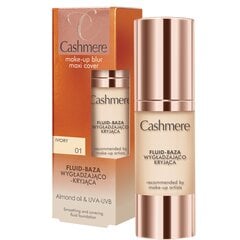 Основа под макияж Dax Cosmetics Cashmere Fluid № 01 Ivory, 30 мл цена и информация | Пудры, базы под макияж | pigu.lt