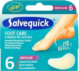 Пластыри для защиты стоп Salvequick Hydrocolloid, 6 шт. цена и информация | Первая помощь | pigu.lt