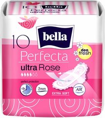 Гигиенические пакеты Bella Perfecta Ultra Rose, 10 штук цена и информация | Тампоны, гигиенические прокладки для критических дней, ежедневные прокладки | pigu.lt