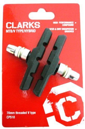 Dviračio stabdžių kaladėlės Clarks CP510 MTB, 2 vnt kaina ir informacija | Kitos dviračių dalys | pigu.lt