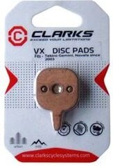 Dviračių diskinių stabdžių kaladėlės Clarks Vx827c Organic kaina ir informacija | Kitos dviračių dalys | pigu.lt