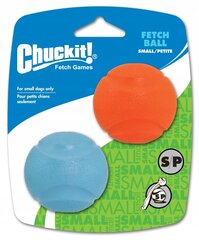 Chuckit! FETCH BALL 2 kamuoliukų rinkinys šunims S kaina ir informacija | Žaislai šunims | pigu.lt