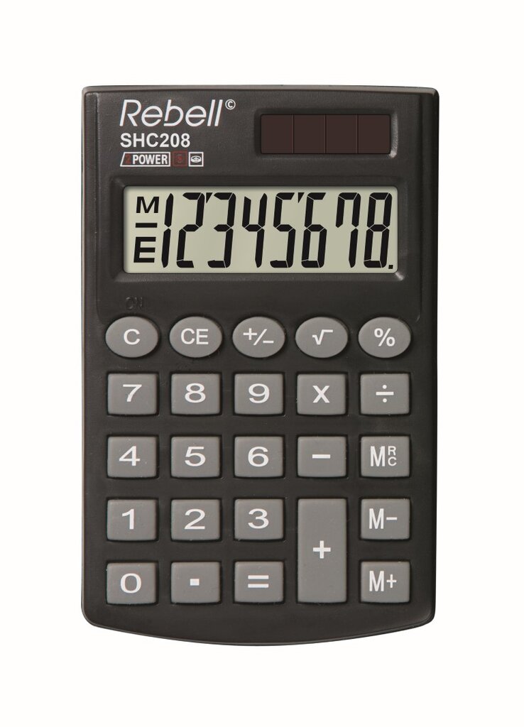 Skaičiuotuvas kišeninis Rebell SHC208 kaina ir informacija | Kanceliarinės prekės | pigu.lt
