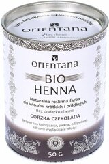 Plaukų dažai Orientana Bio Henna Bitter Chocolate, 50 g kaina ir informacija | Plaukų dažai | pigu.lt