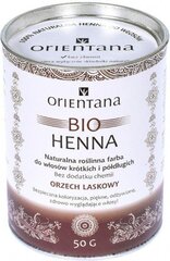 Plaukų dažai Orientana Bio Henna Hazelnut, 100 g kaina ir informacija | Plaukų dažai | pigu.lt