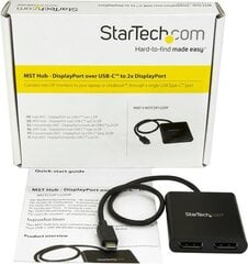 StarTech MSTCDP122DP, USB-C - DisplayPort kaina ir informacija | Kabeliai ir laidai | pigu.lt