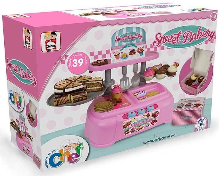 Žaislinė virtuvėlė mergaitėms Chicos, rožinė kaina | pigu.lt