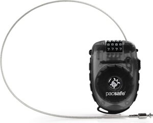 Гибкий замок Pacsafe Retractasafe 250 4-dial retractable cable lock цена и информация | Чемоданы, дорожные сумки | pigu.lt