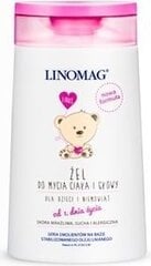 Galvos ir kūno prausiklis vaikams ir kūdikiams Linomag, 200 ml kaina ir informacija | Kosmetika vaikams ir mamoms | pigu.lt