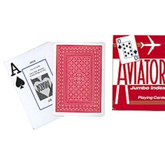 Pokerio kortos Aviator Jumbo, raudona kaina ir informacija | Azartiniai žaidimai, pokeris | pigu.lt