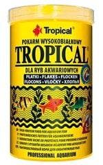 TROPICAL - высокобелковый корм для аквариумных рыб - 1000 мл/200 г цена и информация | Корм для рыб | pigu.lt