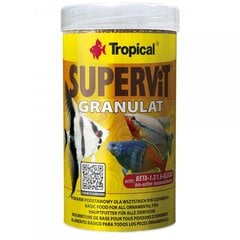 Maistas dekoratyvinėms žuvims Tropical Supervit Granulat, 250 ml kaina ir informacija | Maistas žuvims | pigu.lt