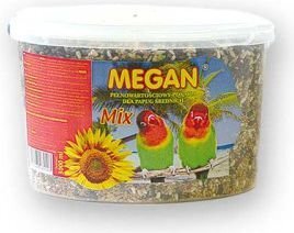 Maistas vidutinėms papūgoms Megan, 3 l kaina ir informacija | Lesalas paukščiams | pigu.lt