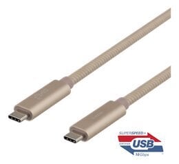 Deltaco USBC-1422M, USB C, 1m kaina ir informacija | Laidai telefonams | pigu.lt