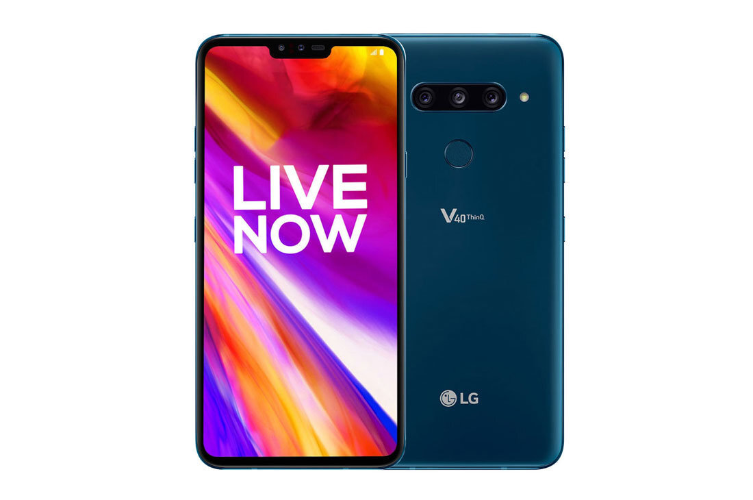 LG V40 ThinQ, Mėlyna цена и информация | Mobilieji telefonai | pigu.lt