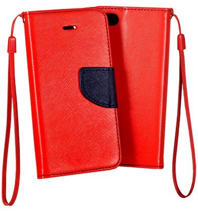 Mocco Fancy Book Case For LG K350 K8 Sarkans - Blue kaina ir informacija | Telefono dėklai | pigu.lt