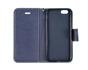 Mocco Fancy Book Case For LG K350 K8 Sarkans - Blue kaina ir informacija | Telefono dėklai | pigu.lt