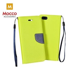 Mocco Fancy Book Case For LG K10 (2017) Green - Blue kaina ir informacija | Telefono dėklai | pigu.lt