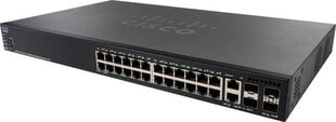 Cisco SG550X-24MPP-K9-EU kaina ir informacija | Komutatoriai (Switch) | pigu.lt
