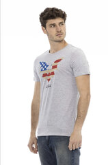 Trussardi Action. Мужская футболка. Цвет серый. цена и информация | Мужские футболки | pigu.lt