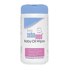 Влажные салфетки с маслом для малышей Sebamed Baby Oil Wipes, 70 шт. цена и информация | Косметика для мам и детей | pigu.lt