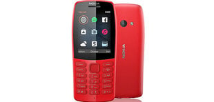 Nokia 210, Dual Sim, Red kaina ir informacija | Mobilieji telefonai | pigu.lt