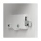 Vonios spintelė su praustuvu Deftrans Luka 50, balta цена и информация | Vonios spintelės | pigu.lt