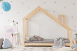Lova-namelis Dalidda, 90x200 cm, ąžuolo spalvos kaina ir informacija | Vaikiškos lovos | pigu.lt
