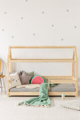 Кроватка-домик Dalida с защитой, 90x200 см, цвета дуба цена и информация | Детские кровати | pigu.lt