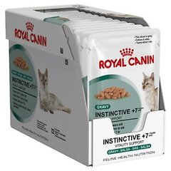 Корм для кошек Royal Canin Instinctive +7 Pouch 12 x 85 г цена и информация | Консервы для кошек | pigu.lt