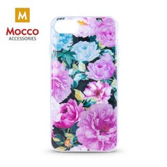 Mocco Spring Case Silicone Back Case for Samsung J610 Galaxy J6 Plus (2018) (Pink Peonies) kaina ir informacija | Telefono dėklai | pigu.lt