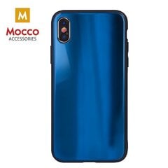 Mocco Aurora Glass Silicone Back Case for Apple iPhone 6 Plus / 6S Plus Blue kaina ir informacija | Telefono dėklai | pigu.lt