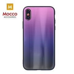 Mocco Aurora Glass Силиконовый чехол для Apple iPhone 6 Plus / 6S Plus Розовый - Черный цена и информация | Чехлы для телефонов | pigu.lt