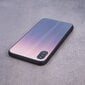 Mocco Aurora Glass Silicone Back Case for Apple iPhone XS Max Brown - Black kaina ir informacija | Telefono dėklai | pigu.lt