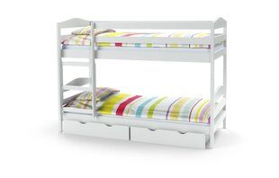 Двухъярусная кровать Halmar Sam, белая цена и информация | Детские кровати | pigu.lt