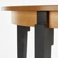 Stalas Halmar Sorbus, ąžuolo/juodos spalvos kaina ir informacija | Virtuvės ir valgomojo stalai, staliukai | pigu.lt