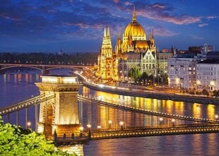 Castorland пазл Budapest view at dusk, 2000 элементов цена и информация | Пазлы | pigu.lt