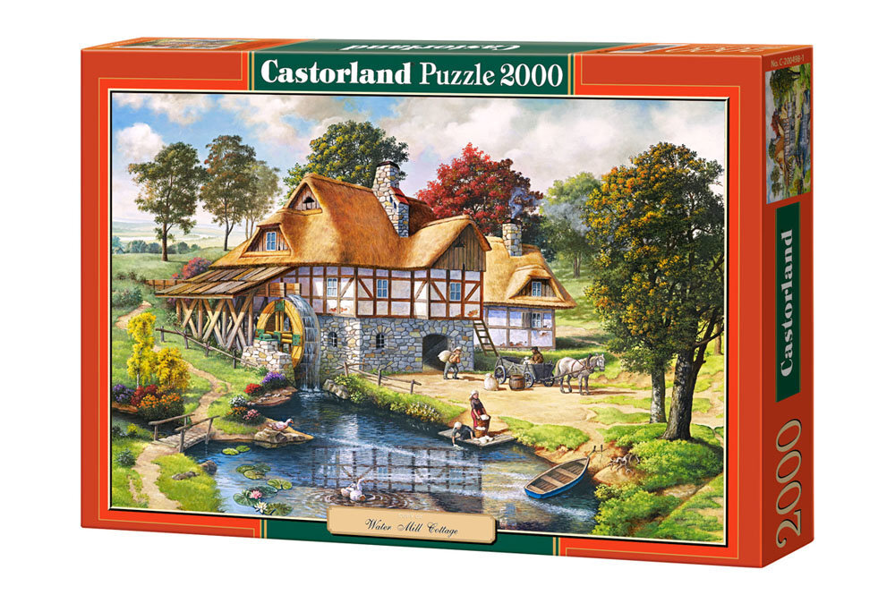 Castorland dėlionė Water Mill Cottage, 2000 detalių цена и информация | Dėlionės (puzzle) | pigu.lt