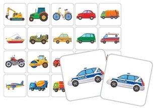 Игра на память Адамиго Memory Мини-автомобили  цена и информация | Настольные игры, головоломки | pigu.lt
