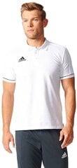 Marškinėliai vyrams Adidas, S dydis, balti kaina ir informacija | Futbolo apranga ir kitos prekės | pigu.lt