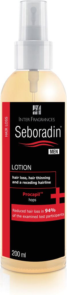 Losjonas nuo plaukų slinkimo vyrams Seboradin Med Men 200 ml kaina ir informacija | Priemonės plaukų stiprinimui | pigu.lt