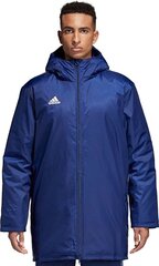 Куртка спортивная мужская Adidas Core 18 Stadium M CV3747, синяя цена и информация | Adidas Мужская одежда | pigu.lt