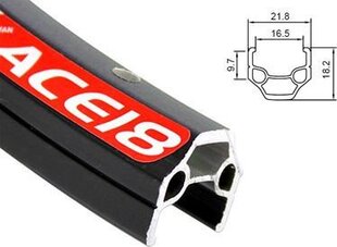 Велосипедный обод Alexrims Ace18 26"x36, серебро цена и информация | Покрышки, шины для велосипеда | pigu.lt