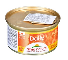 Konservai katėms Almo Nature DAILY, su vištienos putėsiais, 85 g kaina ir informacija | Konservai katėms | pigu.lt